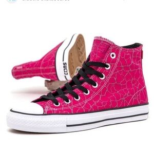 Converse Chuck Taylor All Star Pro High Top Crackle Prime Pink